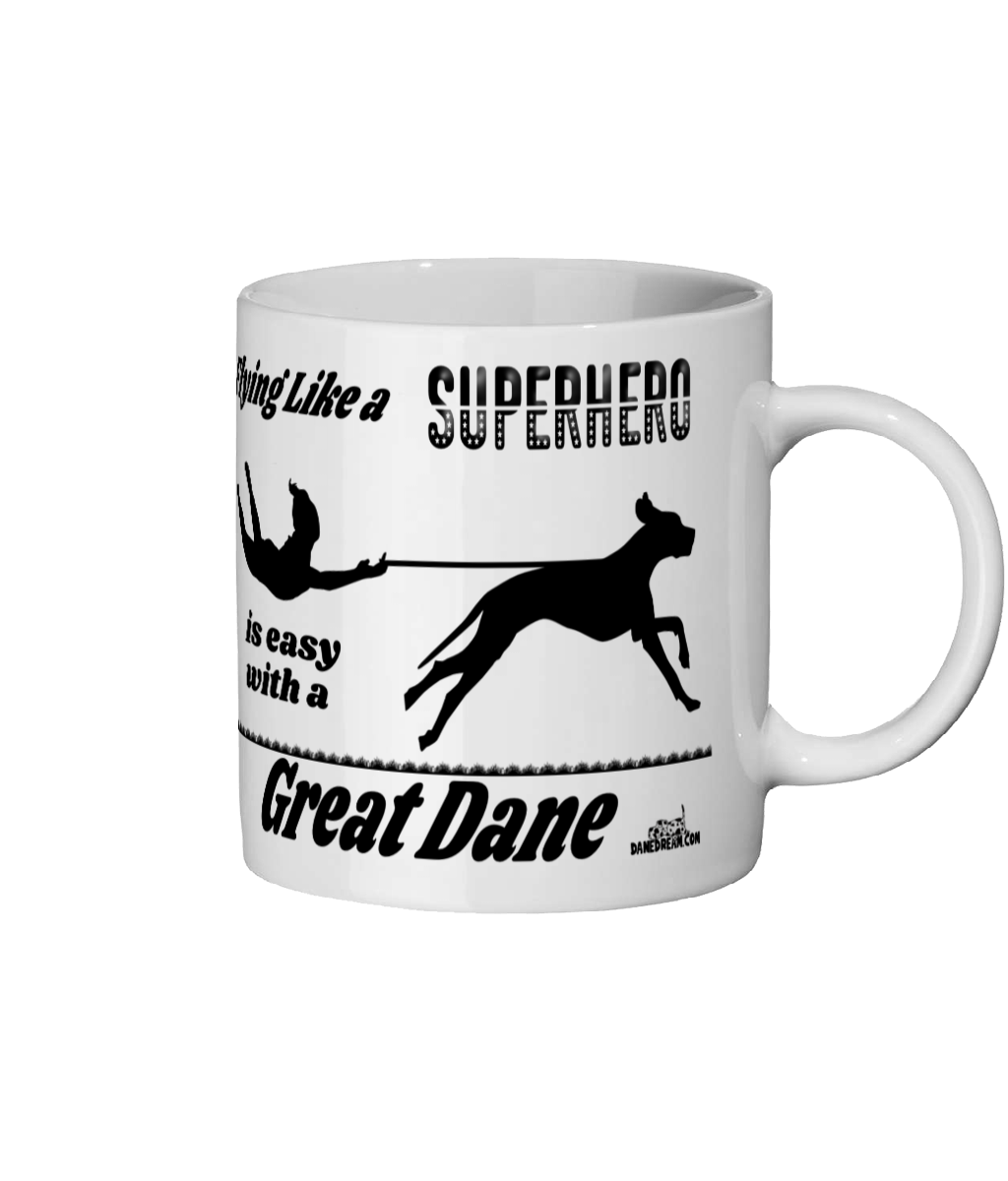 Flying like a super hero Colour changing mug