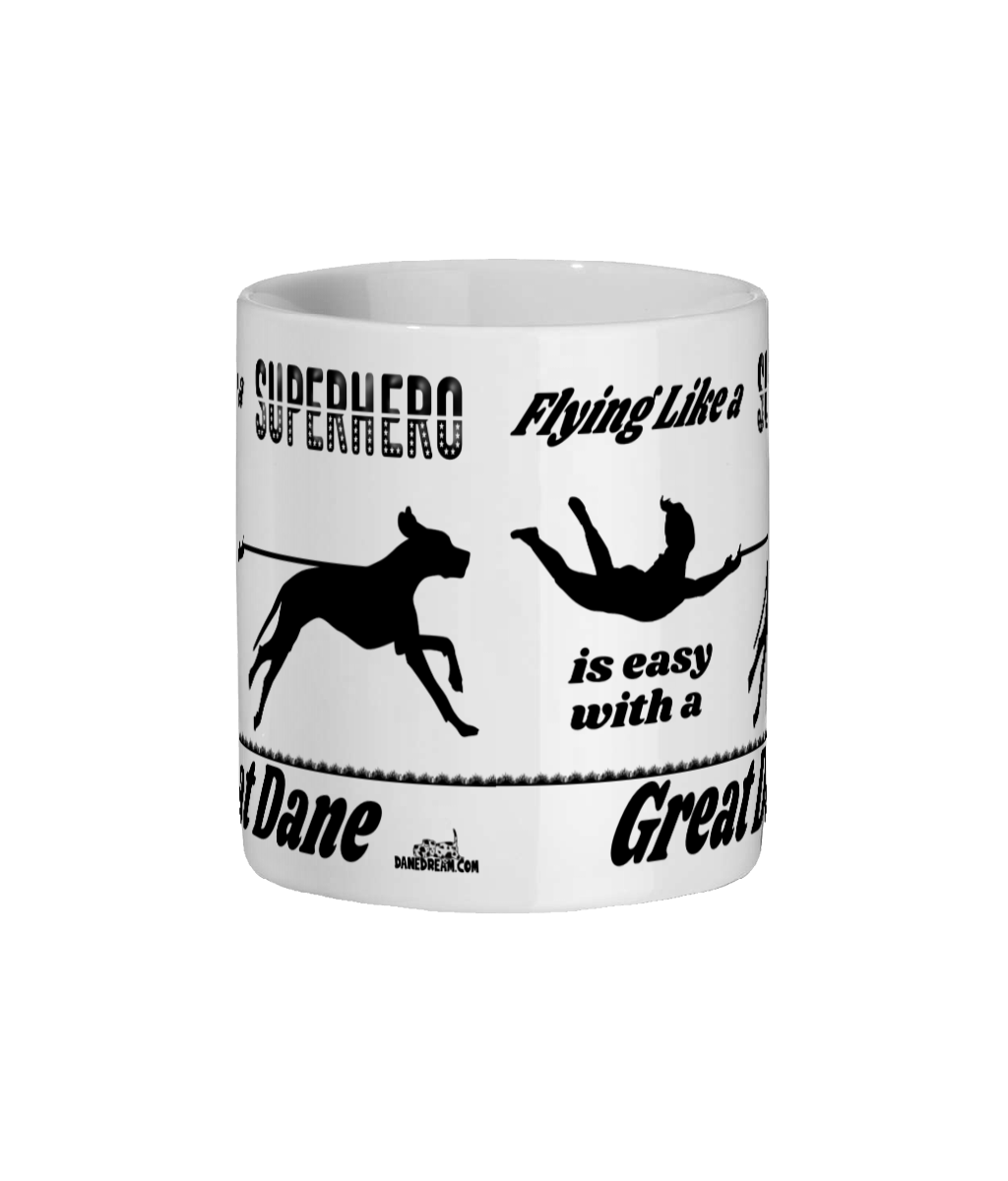 Flying like a super hero Colour changing mug